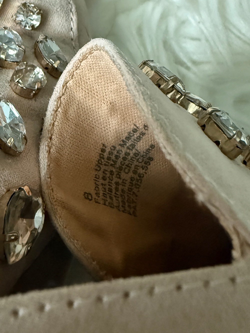 Express Bejeweled Pink Mule Loafers Size 8 - Picture 6 of 7